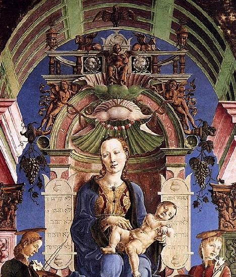 Cosimo Tura Madonna with the Child Enthroned china oil painting image